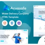 Acuasafe - Drinking Mineral Water Delivery HTML Template