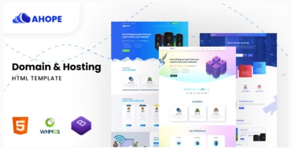 Ahope - Responsive HTML Hosting Template