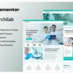 ArchiLab - Research & Laboratory Elementor Pro Template Kit