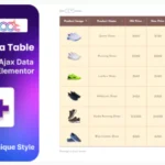 BWD Ajax Data Table Addon For Elementor
