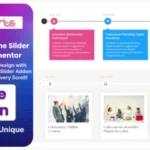 BWD Horizontal Timeline Slider Addon For Elementor