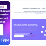 BWD Private Content Locker Addon For Elementor