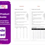 BWD Product Custom Size Guide For WooCommerce