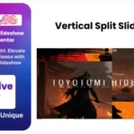 BWD Vertical Split Slideshow Addon For Elementor