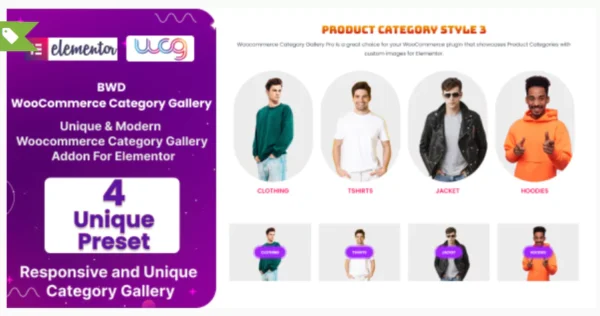 BWD WooCommerce Category Gallery Addon For Elementor