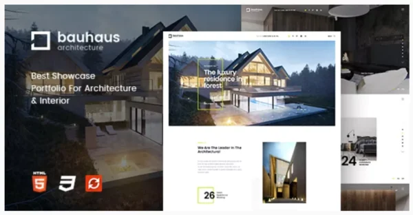 Bauhaus - Architecture & Interior Drupal 10 Theme