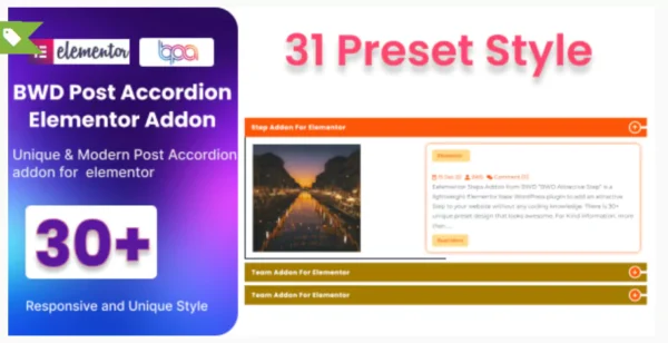 Blog Post Accordion Addon For Elementor