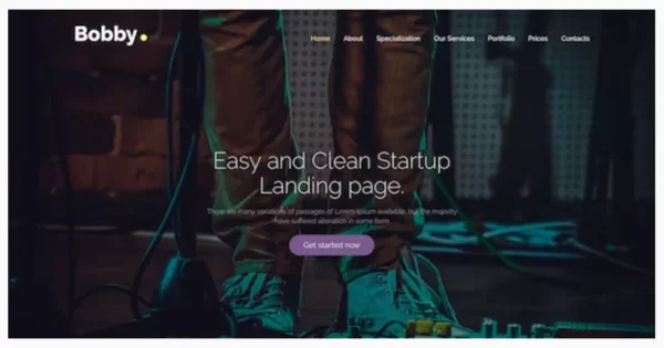 Bobby - Creative Service Landing Page Drupal 8 Theme