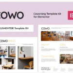 COWO - Coworking Elementor Template Kit