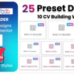 CV Builder plugin for elementor