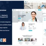 Carenow – Medical & Dentist Elementor Template Kit