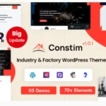 Constim - Industrial, Industry & Factory WordPress Theme