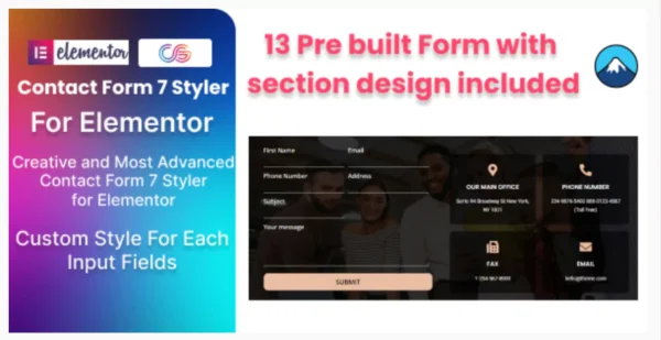 Contact Form 7 Styler Addon For Elementor