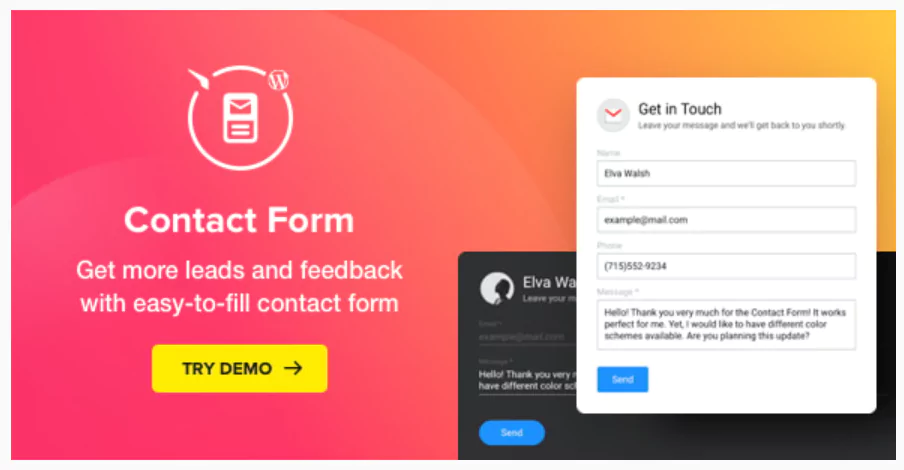 Contact Form - WordPress Contact Form Plugin