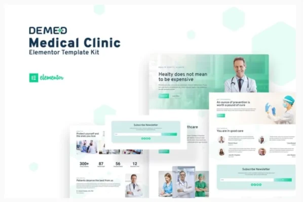 Demed - Medical Clinic Elementor Template Kit