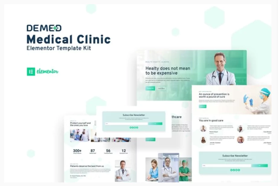 Demed - Medical Clinic Elementor Template Kit