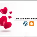 Double Click Heart Effect For Wordpress And Blogger