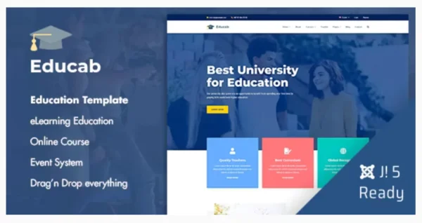 Educab - University Education Joomla 5 Template