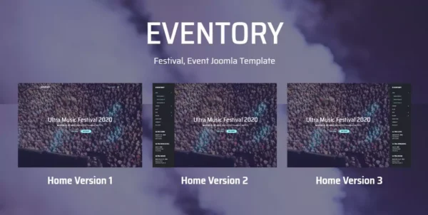 Eventory - Festival & Event Joomla 4 Template