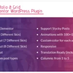 Fast Portfolio & Grid for Elementor WordPress Plugin