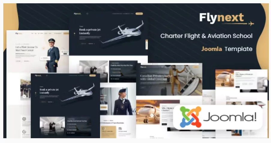 Flynext – Multipurpose Aviation Joomla Template