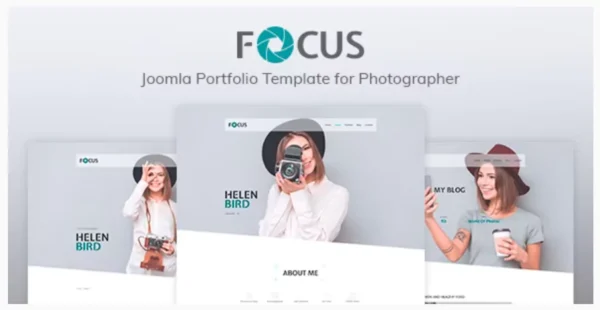 Focus — Photographer portfolio Responsive Joomla Template