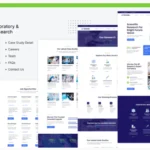 Geolab Clinical Laboratory & Science Research Elementor Template Kit