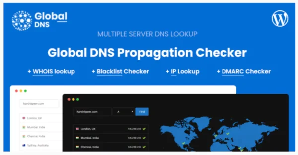 Global DNS - DNS Propagation Checker - WHOIS Lookup - WP