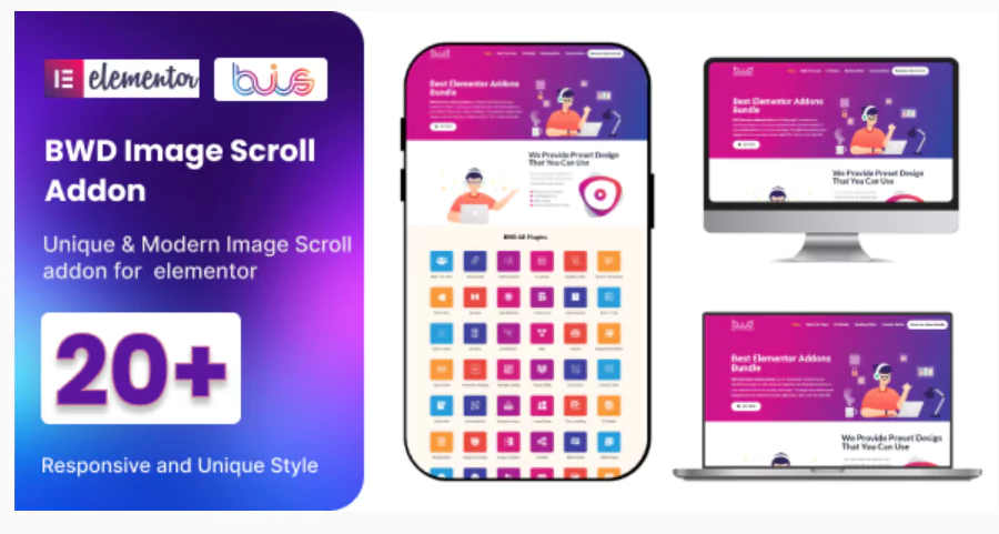 Image Scroll Elementor Addon