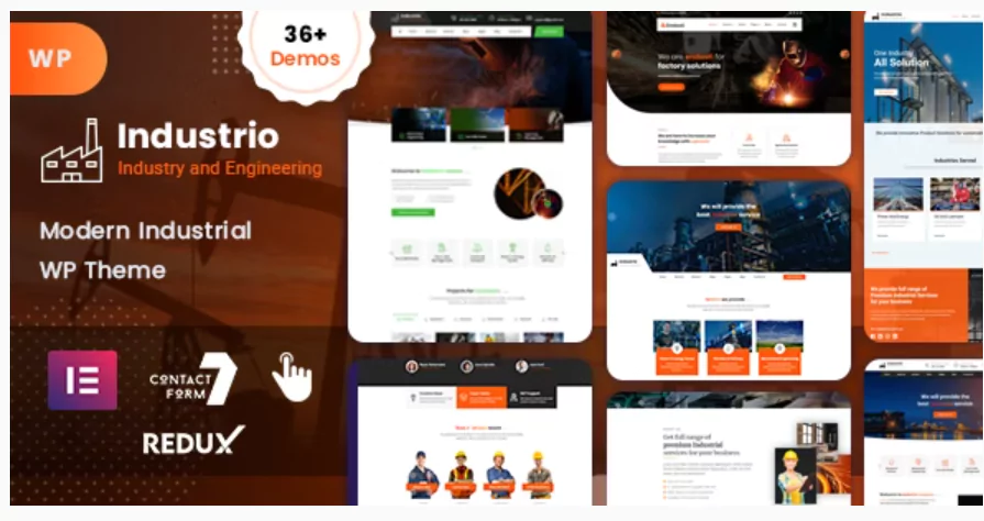 Industrial - Industry & Factory WordPress Theme