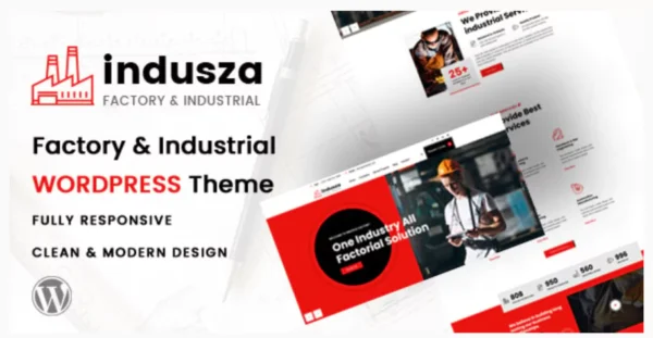 Indusza - Industrial & Factory WordPress