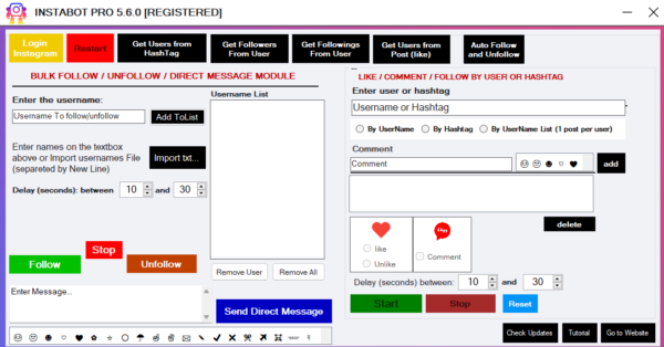 InstaBot PRO - Instagram Bot Reselling Rights