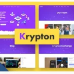 Krypton - Bitcoin Crypto Currency Joomla 5 Template