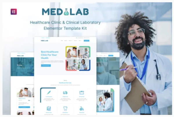 Medilab - Healthcare & Clinical Laboratory Elementor Template Kit