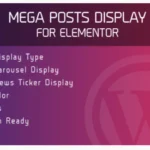 Mega Posts Display for Elementor - Premium Wordpress Plugin
