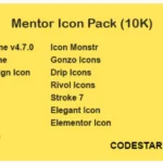 Mentor Icon Pack for Codestar Framework