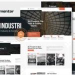 Mizeindustri - Corporate, Industry & Factory Elementor Template Kit
