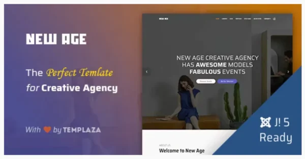 New Age - Creative Agency Joomla 5 Template