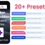 News Ticker Addon For Elementor
