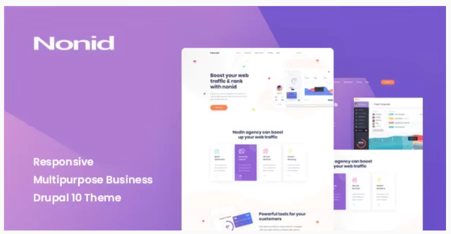Nonid - Responsive Multipurpose Business Drupal 10 Theme