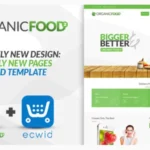Organic Food - Responsive Joomla Template