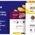 Patte Pet Care Services & Veterinary Shop Joomla 5 Template
