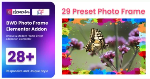 Photo Frame Addon For Elementor