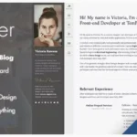 Profiler - Personal Blog Joomla 5 Template