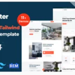 Quarter - Tailwind CSS Real Estate Template