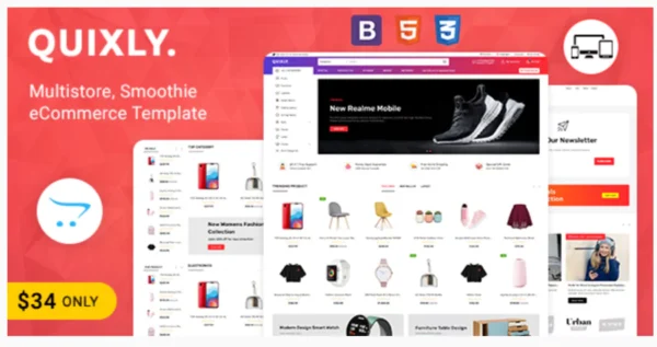 Quixly Multipurpose Opencart Responsive theme