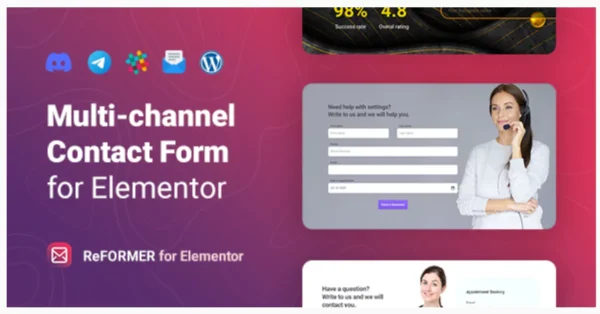 ReFormer – Multichannel Contact Form for Elementor