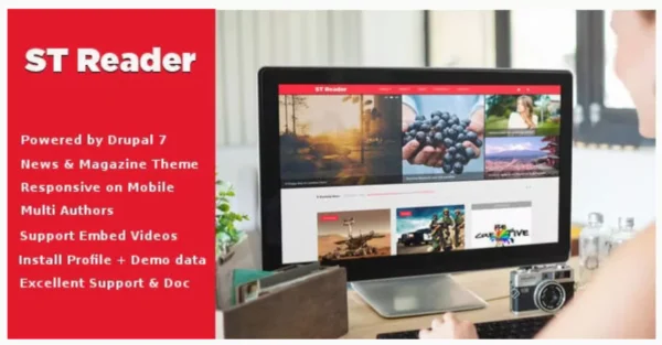 Reader - News & Magazine Drupal Theme