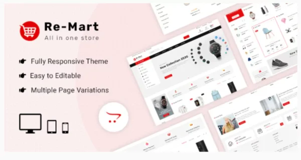 Remart - Multipurpose MarketPlace Opencart 3 Theme