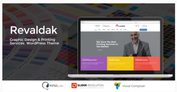 Revaldak - Printing Services WordPress Theme